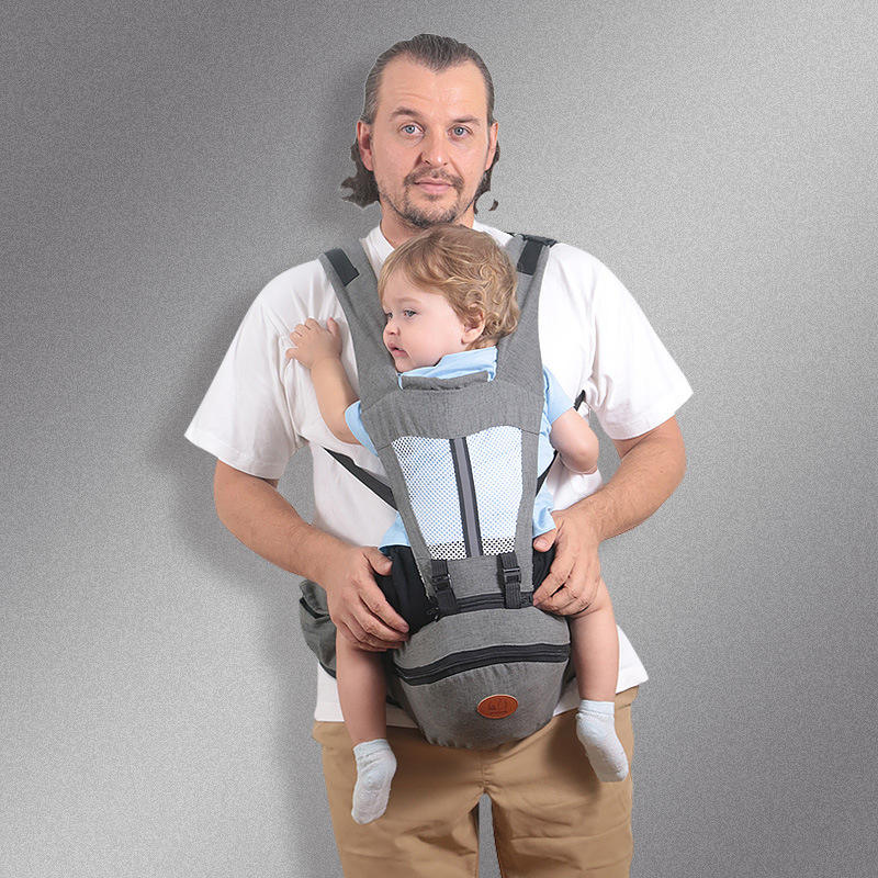 Baby Hip Seat Carrier Ergonomic Waist Stool with Storage Adjustable