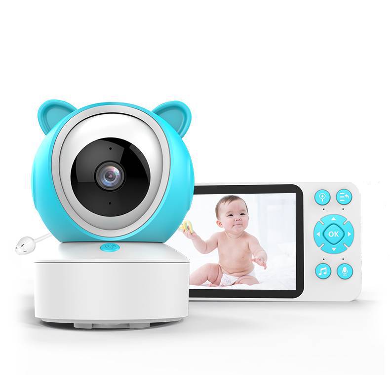Baby Monitor Dual Use Smartphone 5 Inch Temperature Detection