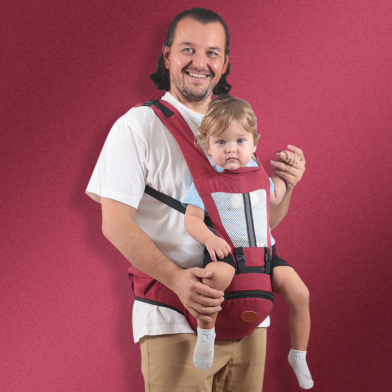 Baby Hip Seat Carrier Ergonomic Waist Stool with Storage Adjustable