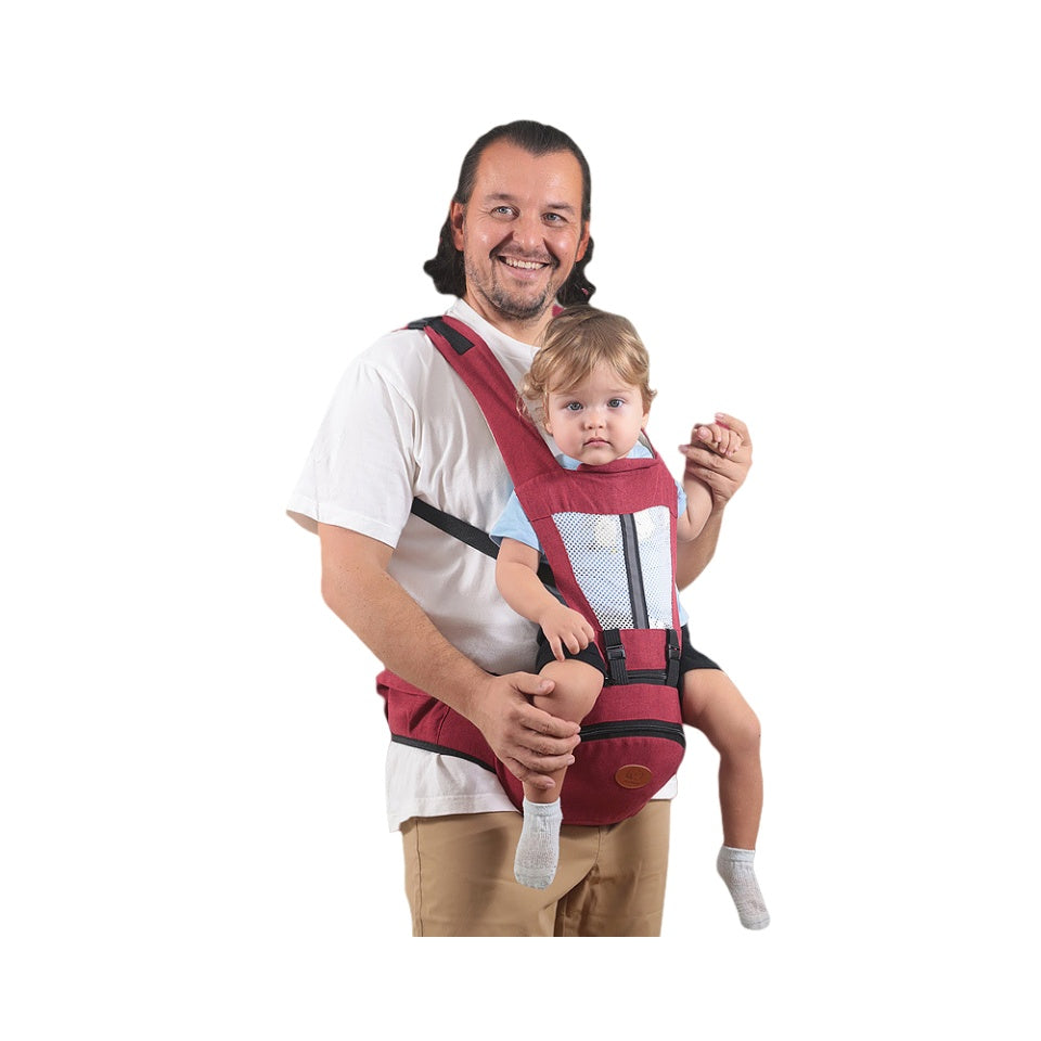 Baby Hip Seat Carrier Ergonomic Waist Stool with Storage Adjustable