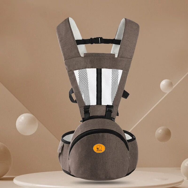 Baby Hip Seat Carrier Ergonomic Waist Stool with Storage Adjustable