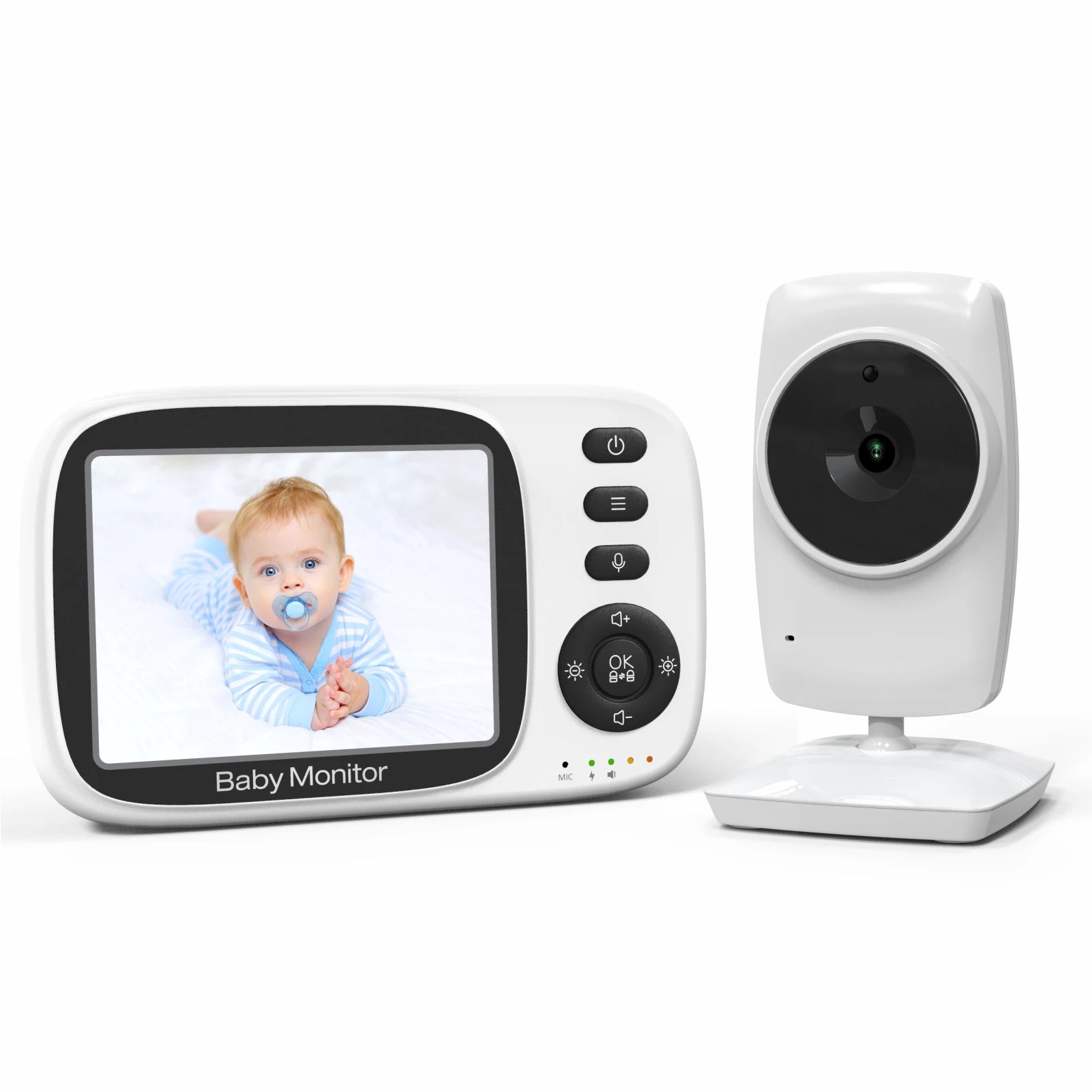 2.4G Wireless Video Baby Monitor 3.2 Inch LCD Night Vision