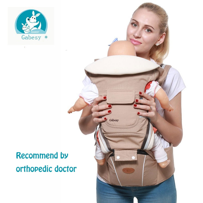Gabesy Ergonomic Baby Carrier Backpack Hipseat for Newborn Toddler