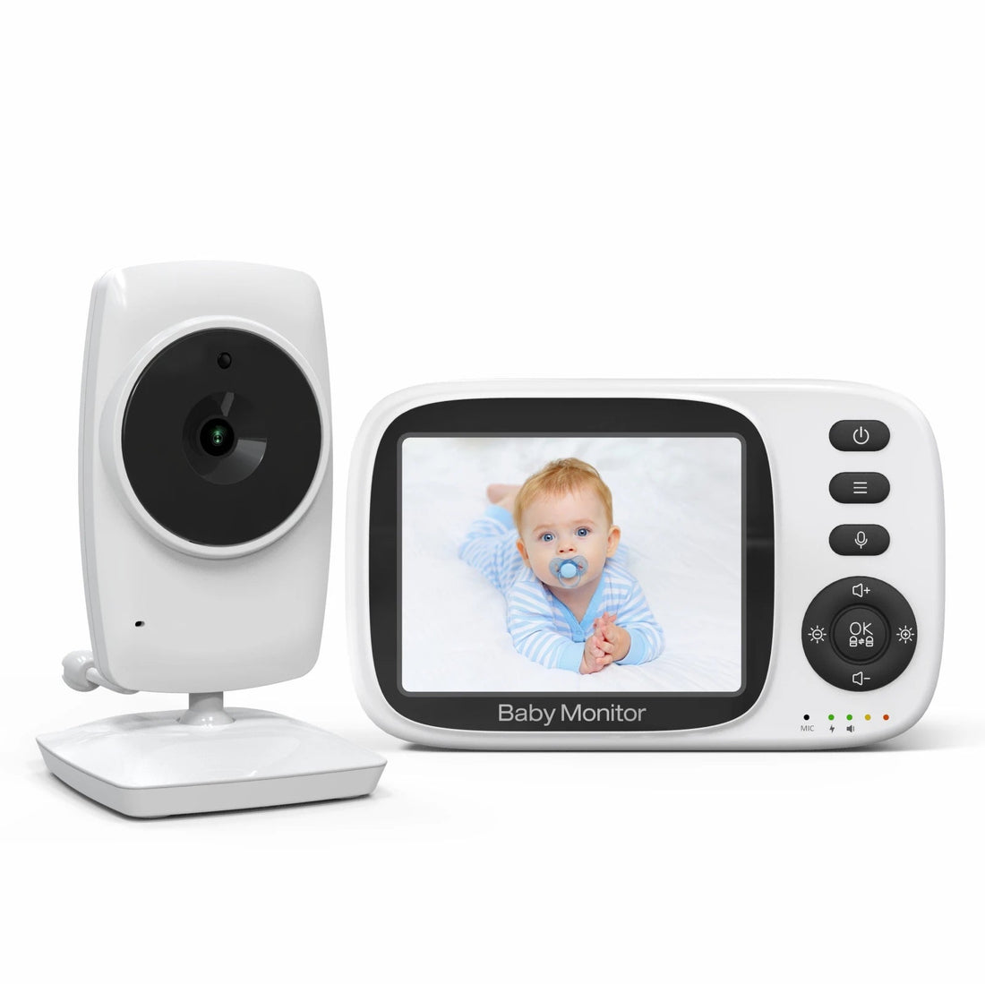 2.4G Wireless Video Baby Monitor 3.2 Inch LCD Night Vision