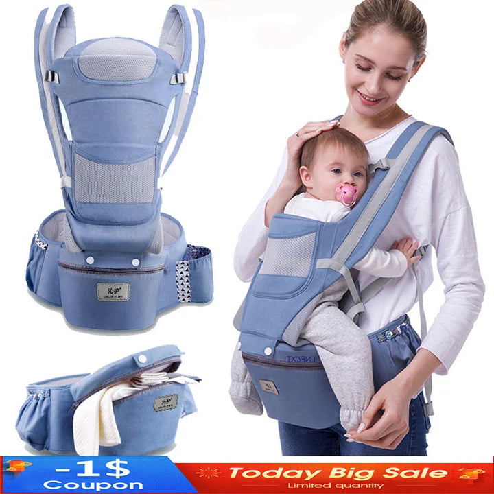 3 In 1 Ergonomic Baby Carrier Hipseat Front Facing Sling