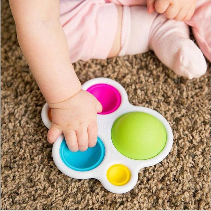 Baby Activity Board Rattle Puzzle Toy Colorful Early Learning