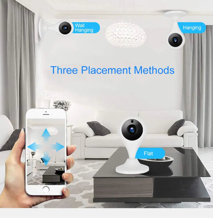 Smart WiFi Baby Monitor Home Security Camera 720P Wireless CCTV