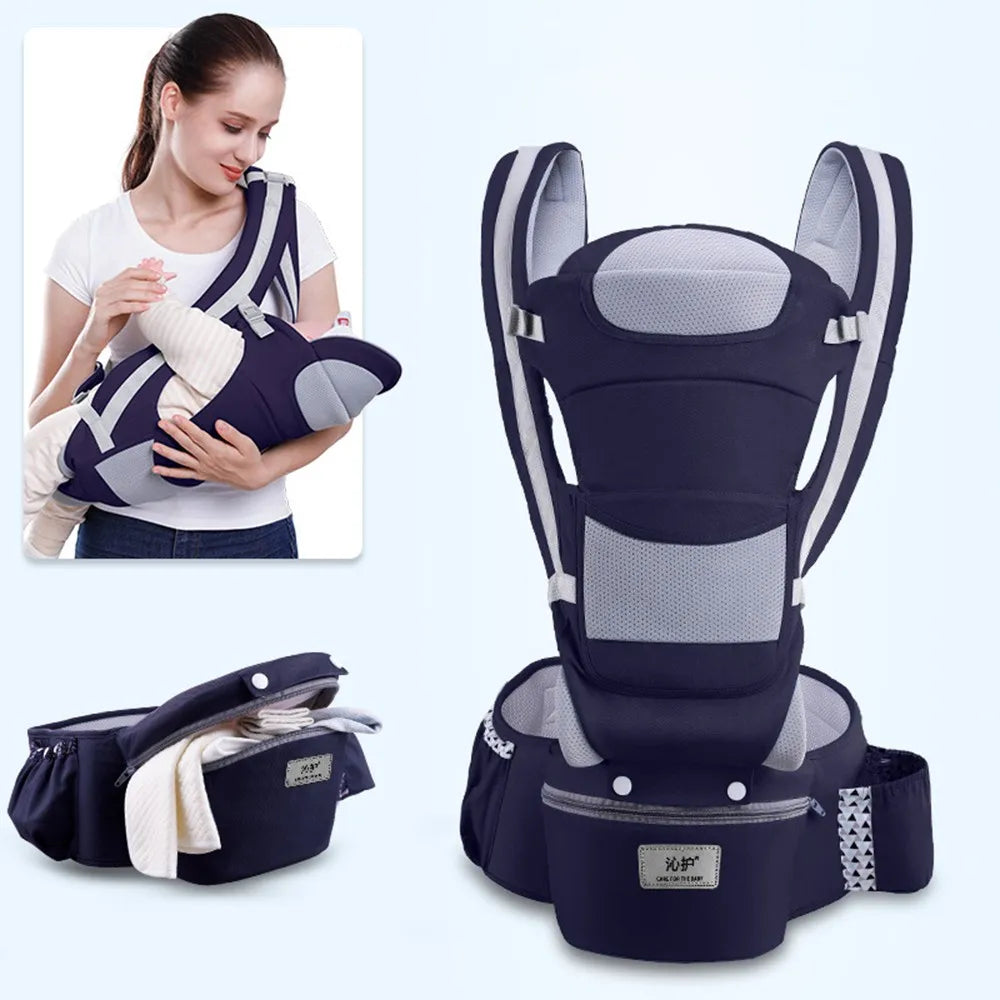 3 In 1 Ergonomic Baby Carrier Hipseat Front Facing Sling