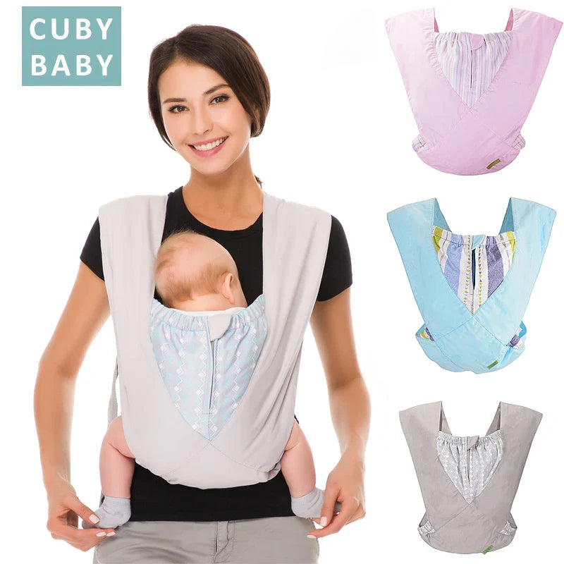 Natural Cotton Ergonomic Baby Carrier Sling for Newborn Infant Toddler