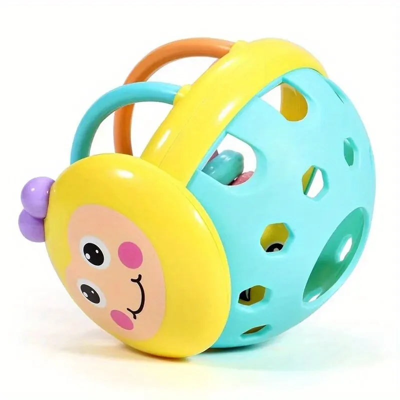 Baby Catch Ball Rattle Toy 10cm Bendable Infant Development