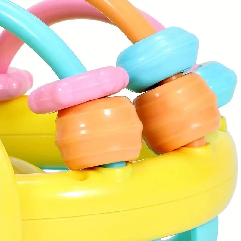 Baby Catch Ball Rattle Toy 10cm Bendable Infant Development