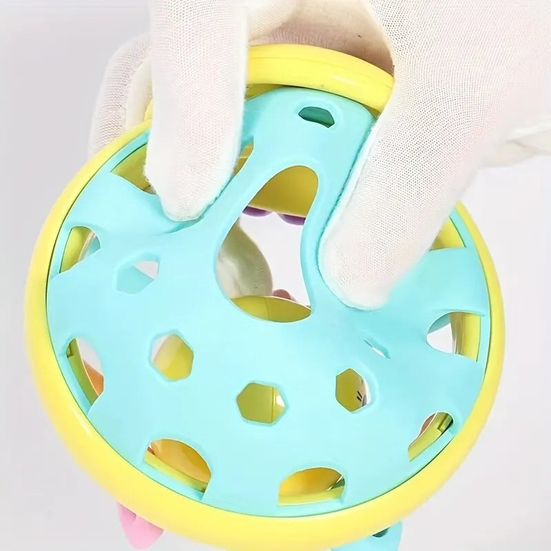 Baby Catch Ball Rattle Toy 10cm Bendable Infant Development