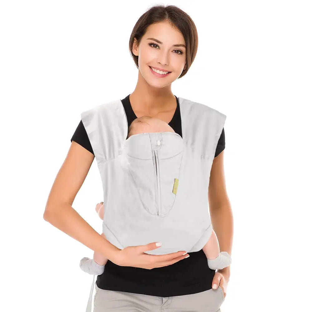 Natural Cotton Ergonomic Baby Carrier Sling for Newborn Infant Toddler