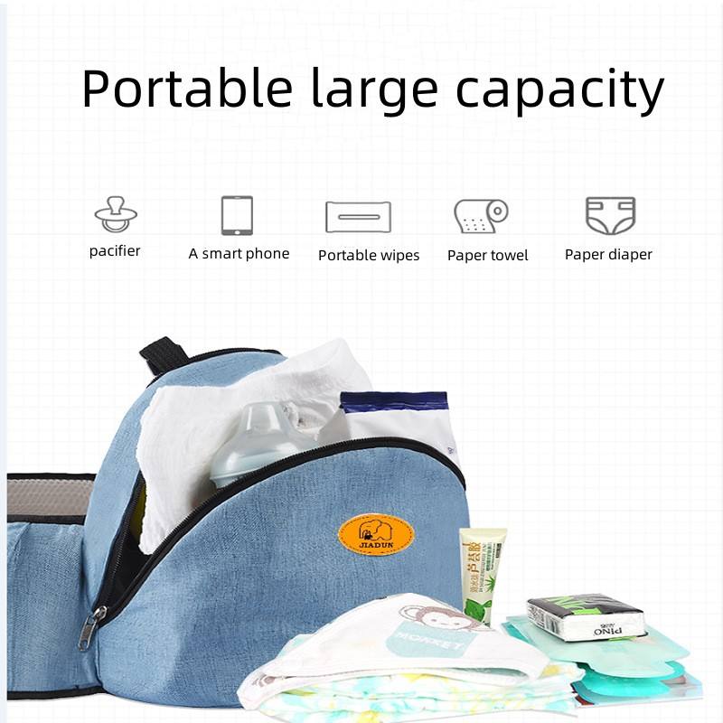 Baby Hip Seat Carrier Ergonomic Waist Stool with Storage Adjustable
